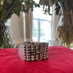 Vintage fashion crystals  buckle bracelet